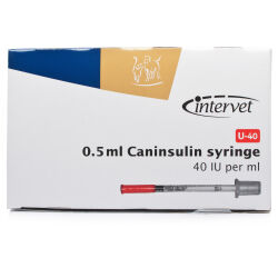 0.5ml Caninsulin Syringe U-40 | Cat Health | Chemist Direct