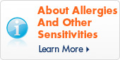 About Allergies Sensitivities About Allergies Sensitivities