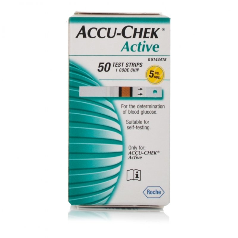 AccuChek Active Glucose Test Strips Diabetes Chemist Direct