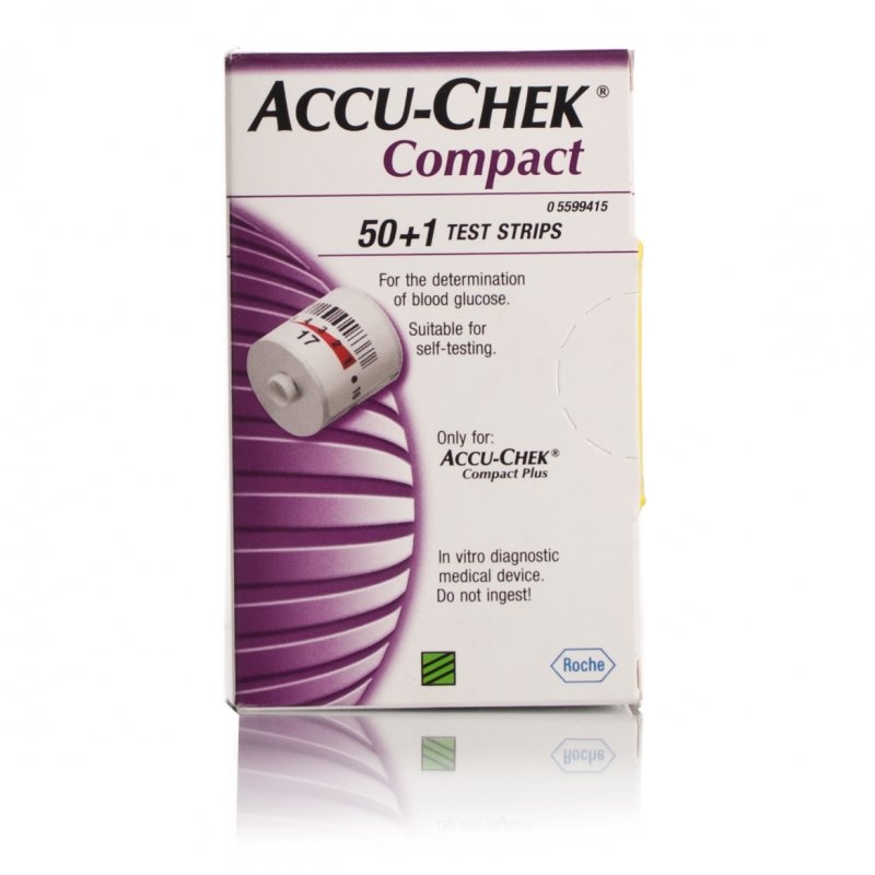 Accuchek Compact Glucose Test Strips Chemist Direct