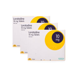 Allergy & Hayfever Relief Loratadine 90 Days (Clarityn Substitute) - 3 X 30 Tablets Allergy & Hayfever Relief Loratadine 90 Days (Clarityn Substitute) - 3 X 30 Tablets