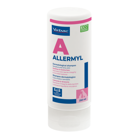 Allermyl Shampoo for Dogs and Cats 250ml 250ML Allermyl Shampoo for Dogs and Cats 250ml 250ML