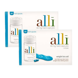 Alli Capsules Twin Pack - 84 X 2 Alli Capsules Twin Pack - 84 X 2