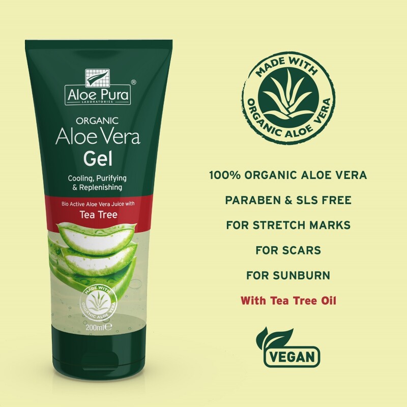 Aloe Pura Aloe Vera Gel with Tea Tree
