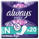 Always Dailies Singles to Go Panty Liners