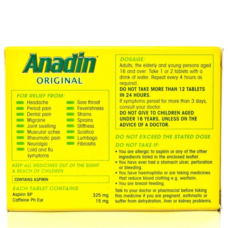 Anadin Original Tablets