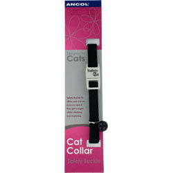 Ancol Cat Collar Snag Proof Black