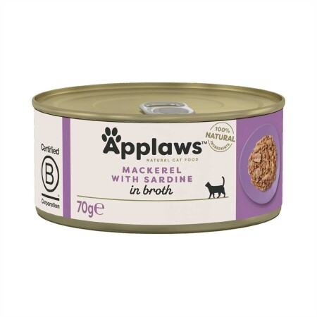 Applaws Adult Wet Cat Food  Can Mackerel With Sardine70g x 24 Applaws Adult Wet Cat Food  Can Mackerel With Sardine70g x 24