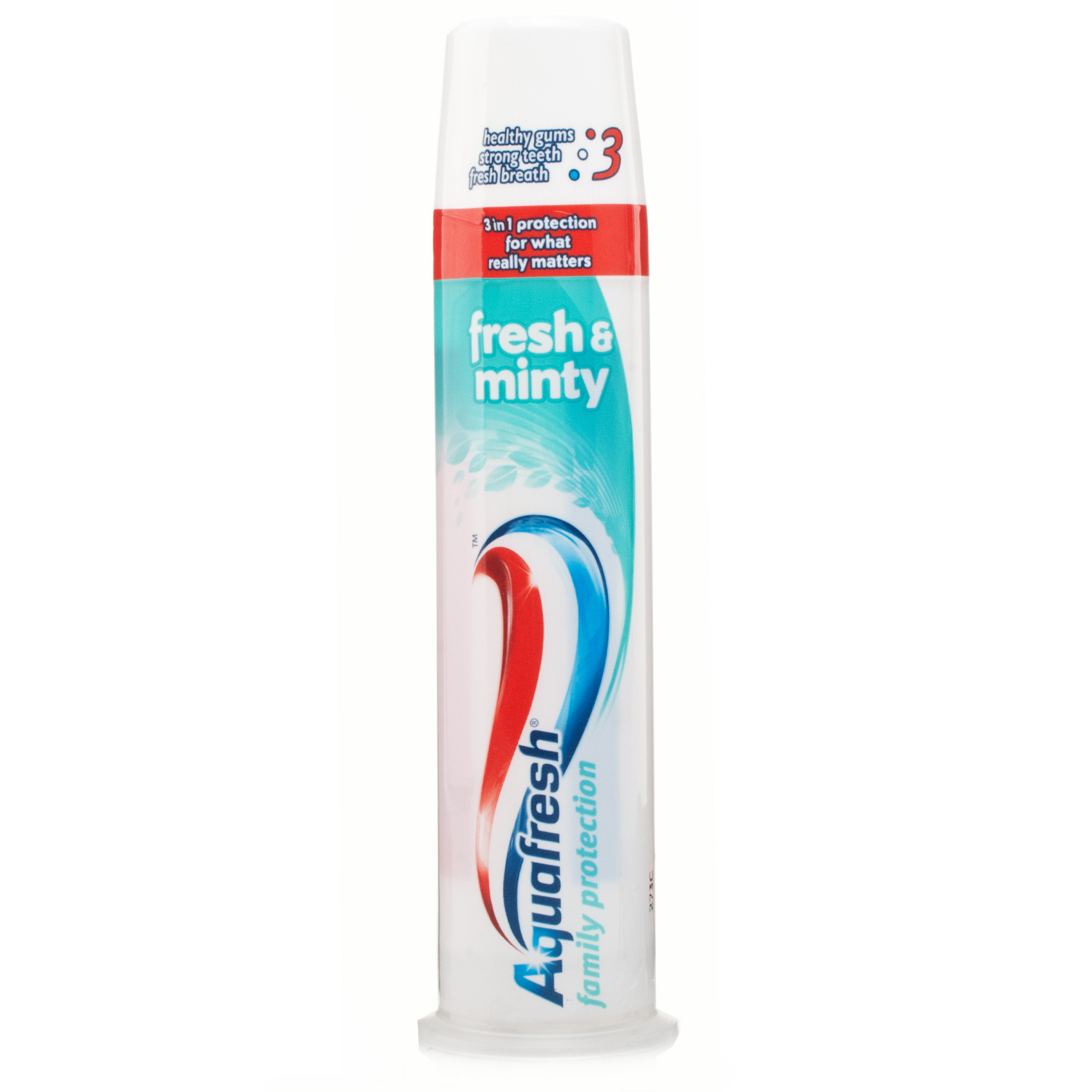 Aquafresh Triple Protection Fresh and Minty Pump Chemist Direct