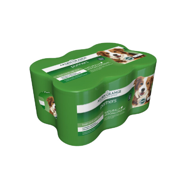 Arden Grange Partners Adult Dog Fresh Lamb Rice & Veg 395g 6pk