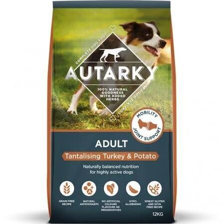 Autarky Adult Grain Free Turkey Dog Food 12kg Autarky Adult Grain Free Turkey Dog Food 12kg