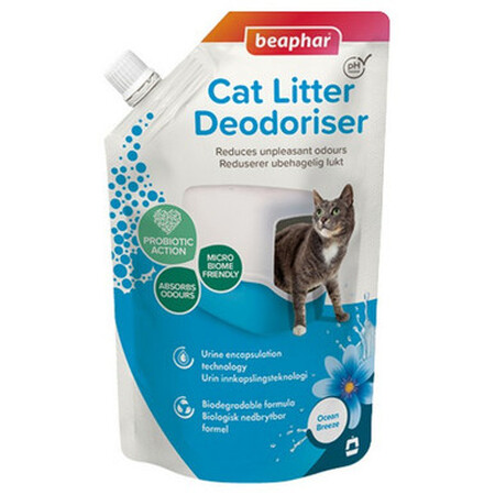 Beaphar Cat Litter Deodoriser, Ocean Breeze, 400g Beaphar Cat Litter Deodoriser, Ocean Breeze, 400g