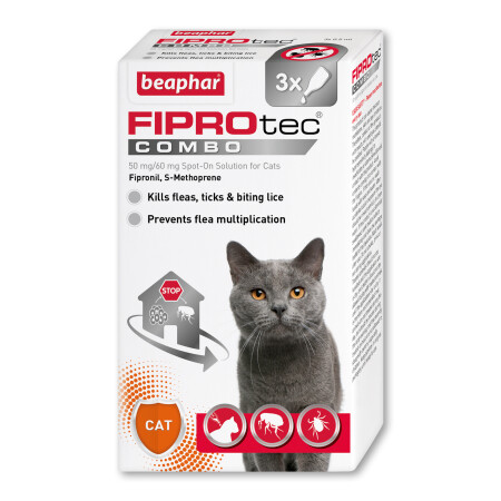Beaphar FIPROtec COMBO for Cats  Beaphar FIPROtec COMBO for Cats