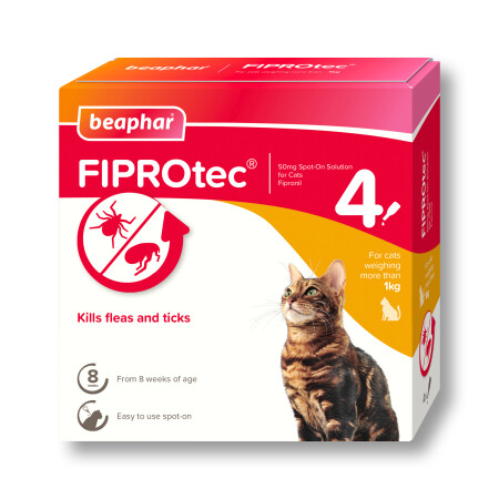 Beaphar FIPROtec Spot-On for Cats  Beaphar FIPROtec Spot-On for Cats