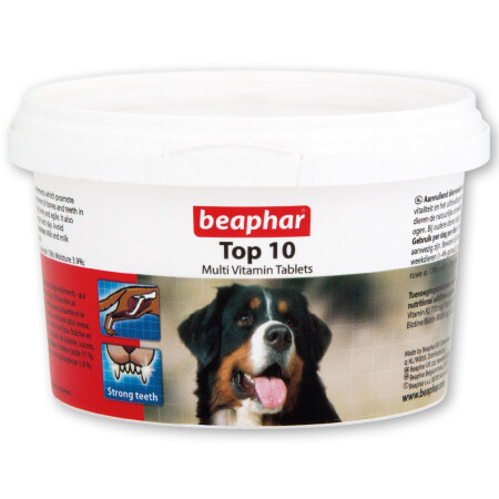 Beaphar Top 10 Vitamin Tablets for Dogs Beaphar Top 10 Vitamin Tablets for Dogs
