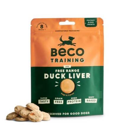 Beco Dog Treats Free Range Duck Liver 60g Beco Dog Treats Free Range Duck Liver 60g