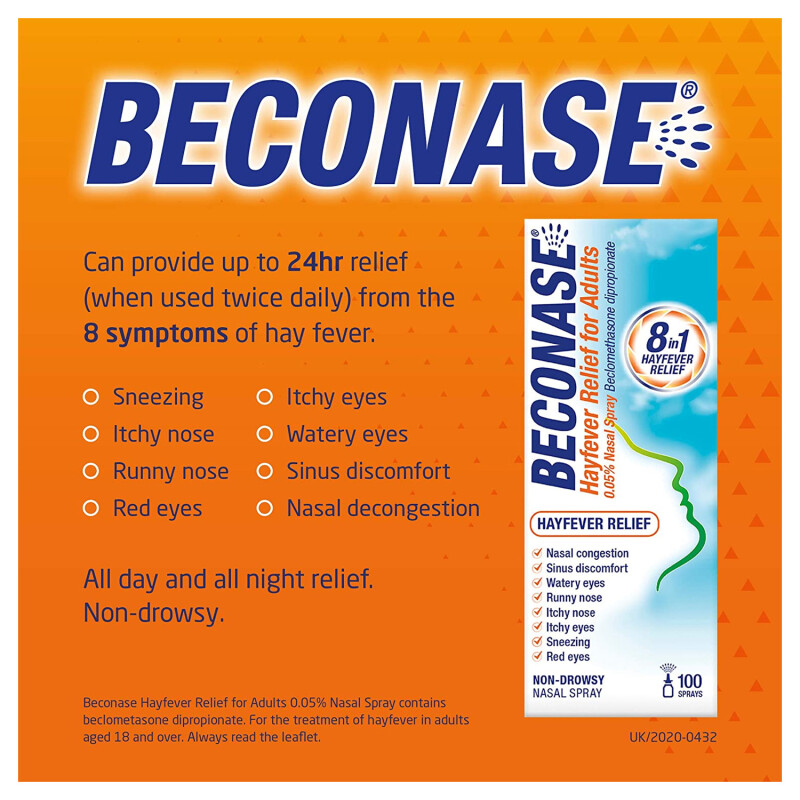 Beconase Hayfever Relief for Adults Nasal Spray For Adults