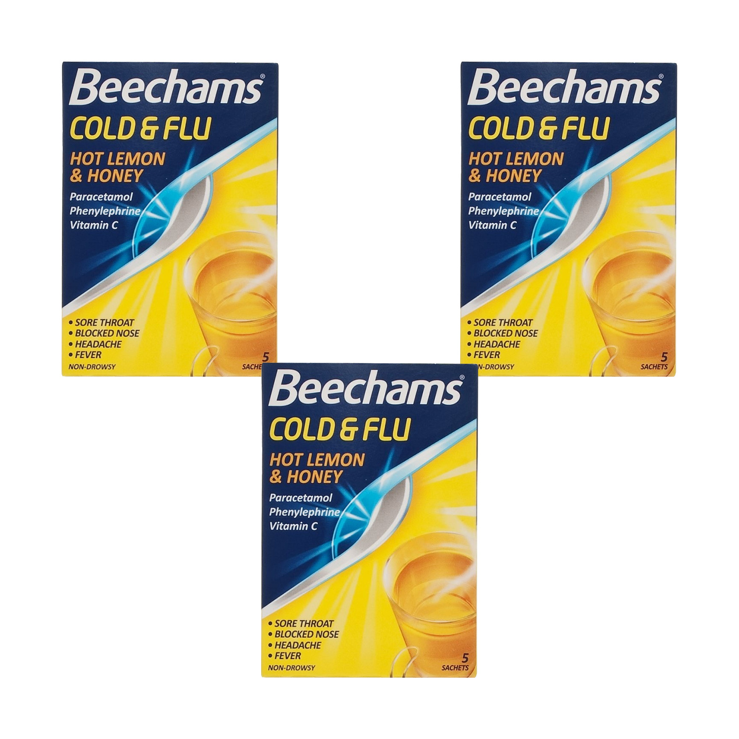 Beechams Cold & Flu Honey & Lemon- Triple Pack Review