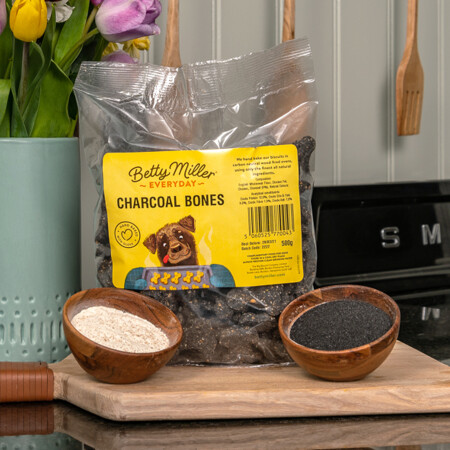 Betty Millers Charcoal Bone Treats 500g Betty Millers Charcoal Bone Treats 500g