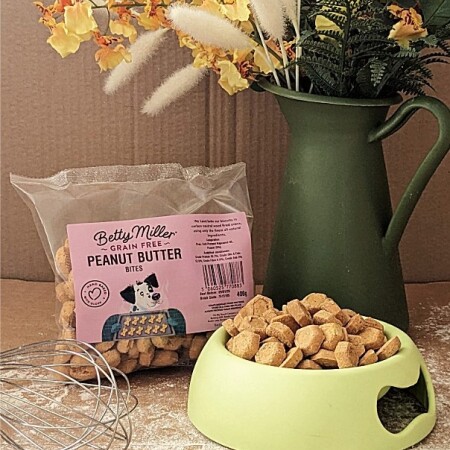 Betty Millers Grain Free Peanut Butter Bites 400g Betty Millers Grain Free Peanut Butter Bites 400g