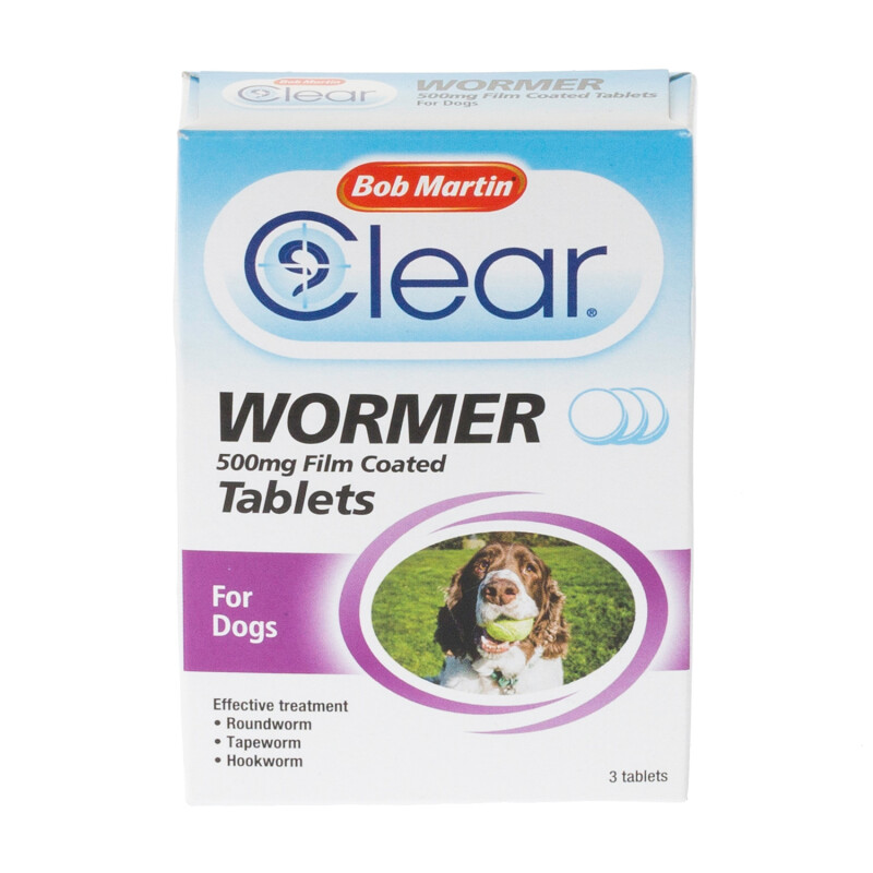 Bob Martin Wormer Tablets for Dogs over 6kg