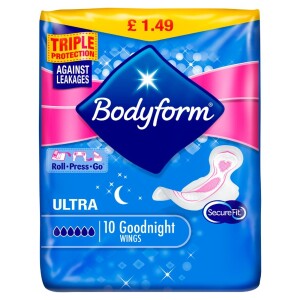 Bodyform Ultra Goodnight Pads with Wings