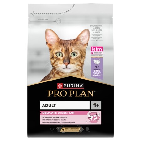 PRO PLAN Delicate Digestion Turkey Dry Cat Food 3kg PRO PLAN Delicate Digestion Turkey Dry Cat Food 3kg