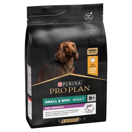Purina PRO PLAN Small & Mini Senior Age Defence 9+ Chicken Dry Dog Food 3kg Purina PRO PLAN Small & Mini Senior Age Defence 9+ Chicken Dry Dog Food 3kg