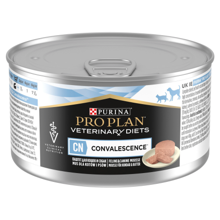 Purina Pro Plan Veterinary Diets CN Convalescence Feline & Canine Mousse 24x195g Purina Pro Plan Veterinary Diets CN Convalescence Feline & Canine Mousse 24x195g
