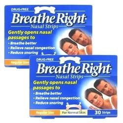 Breathe Right Nasal Regular Size Tan Twin Pack
