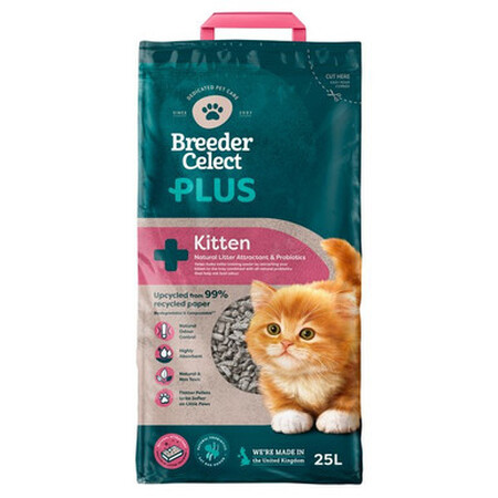 Breeder Celect PLUS Kitten Paper Cat Litter  Breeder Celect PLUS Kitten Paper Cat Litter