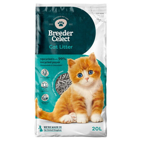 Breeder Celect Paper Cat Litter 20L Breeder Celect Paper Cat Litter 20L