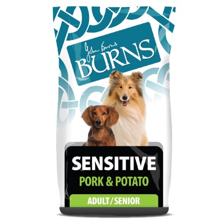 Burns Dog Sensitive Adult & Senior Pork & Potato 2kg Burns Dog Sensitive Adult & Senior Pork & Potato 2kg