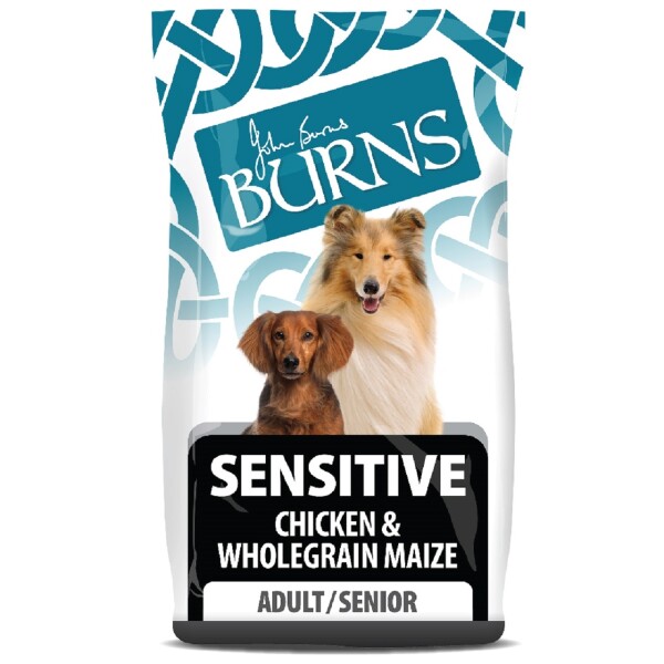 Burns Dog Sensitive Chicken & Wholegrain Maize 2kg