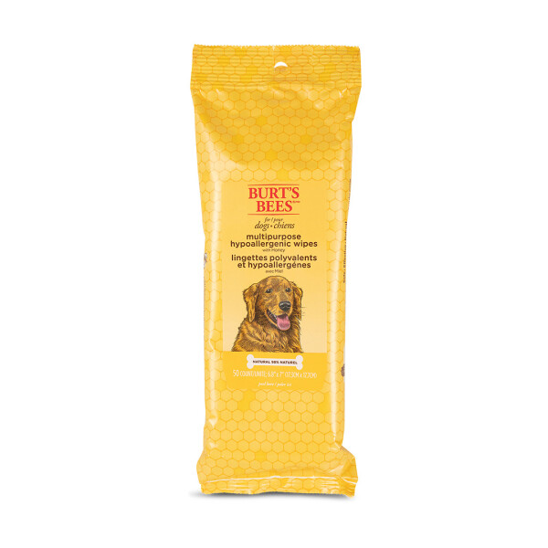 Burts Bees Multipurpose Wipes With Honey 50 Wipes For Dogs