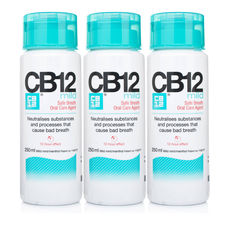 CB12 Mild MintMenthol Mouthwash Triple Bad Breath Chemist Direct