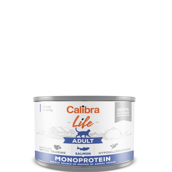 Calibra Life Cat Can Adult Salmon 6x200g