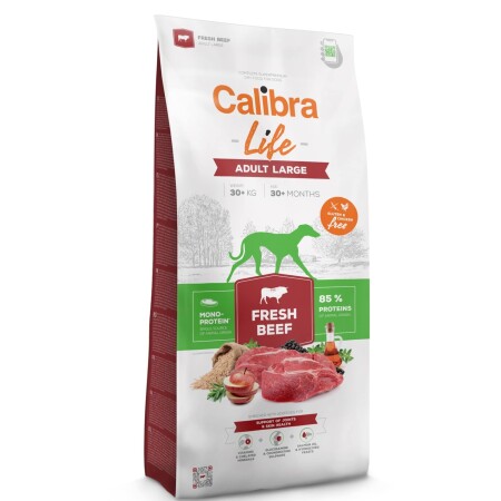 Calibra Life Dog Adult Large Breed Fresh Beef  Calibra Life Dog Adult Large Breed Fresh Beef