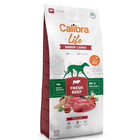 Calibra Life Dog Senior Large Breed Fresh Beef  Calibra Life Dog Senior Large Breed Fresh Beef