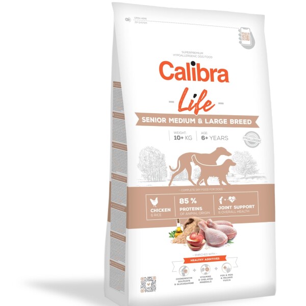 Calibra Life Dog Senior Medium & Large Breed Chicken