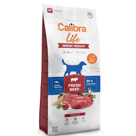 Calibra Life Dog Senior Medium Breed Fresh Beef  Calibra Life Dog Senior Medium Breed Fresh Beef