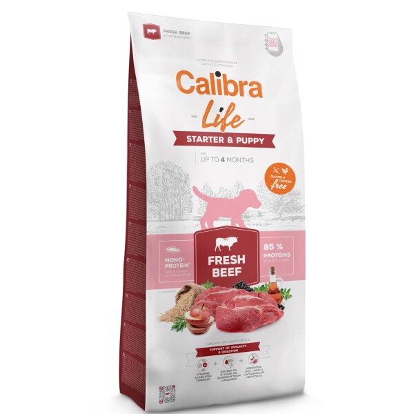 Calibra Life Dog Starter & Puppy Fresh Beef