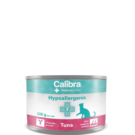 Calibra Veterinary Diet Cat Hypoallergenic Tuna Can 6x200g Calibra Veterinary Diet Cat Hypoallergenic Tuna Can 6x200g