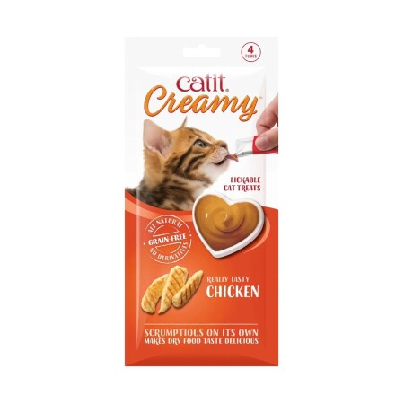 Catit Creamy Cat Treats Chicken 4 x 10g Catit Creamy Cat Treats Chicken 4 x 10g