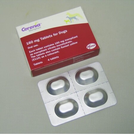 Cerenia Tablets for Dogs Single Tablet 160mg Cerenia Tablets for Dogs Single Tablet 160mg