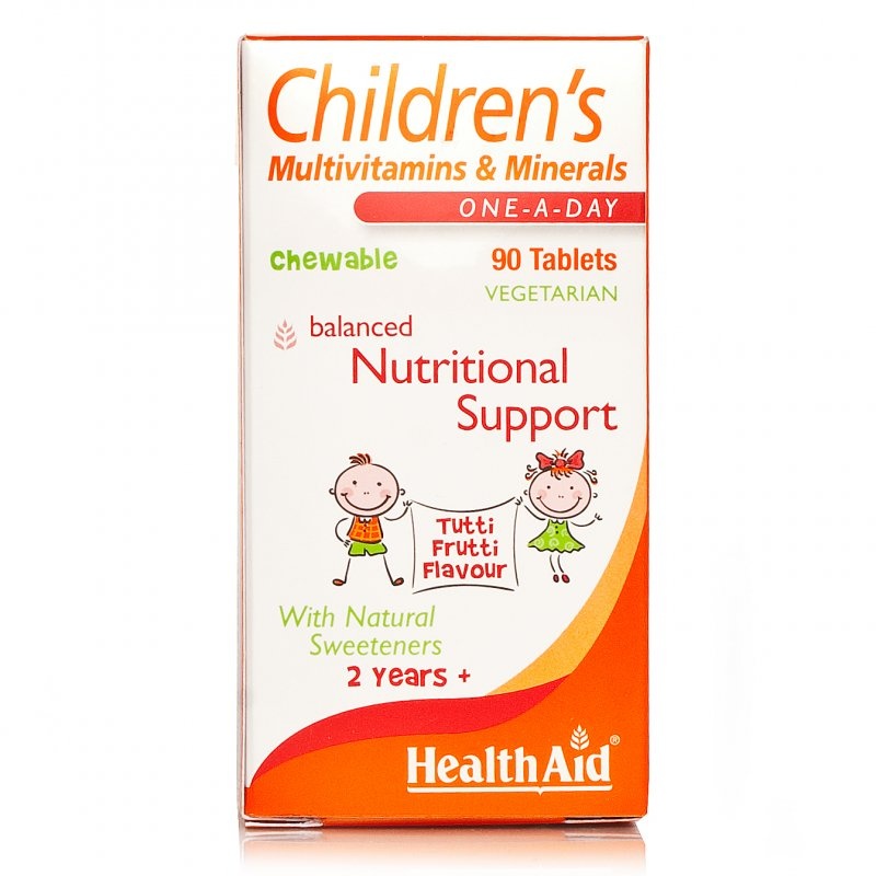 Children's MultiVitamins and Minerals Chewable Tablets Chemist Direct