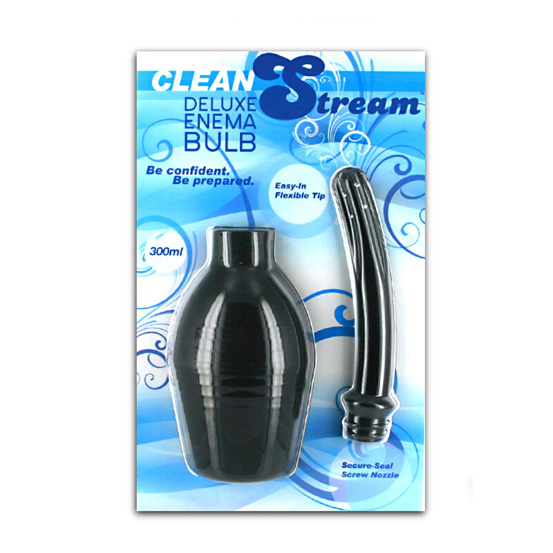 Clean Stream Black Deluxe Enema Bulb