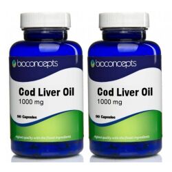 Cod Liver Oil Soft Gels 1000mg Twin Pack