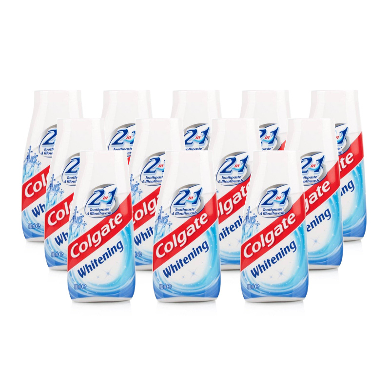 Colgate 2 in 1 Whitening Toothpaste & Mouthwash 12 Pack Chemist Direct