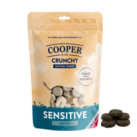 Cooper & Co Crunchy Biscuit Sensitive Carob with Coconut 135g Cooper & Co Crunchy Biscuit Sensitive Carob with Coconut 135g